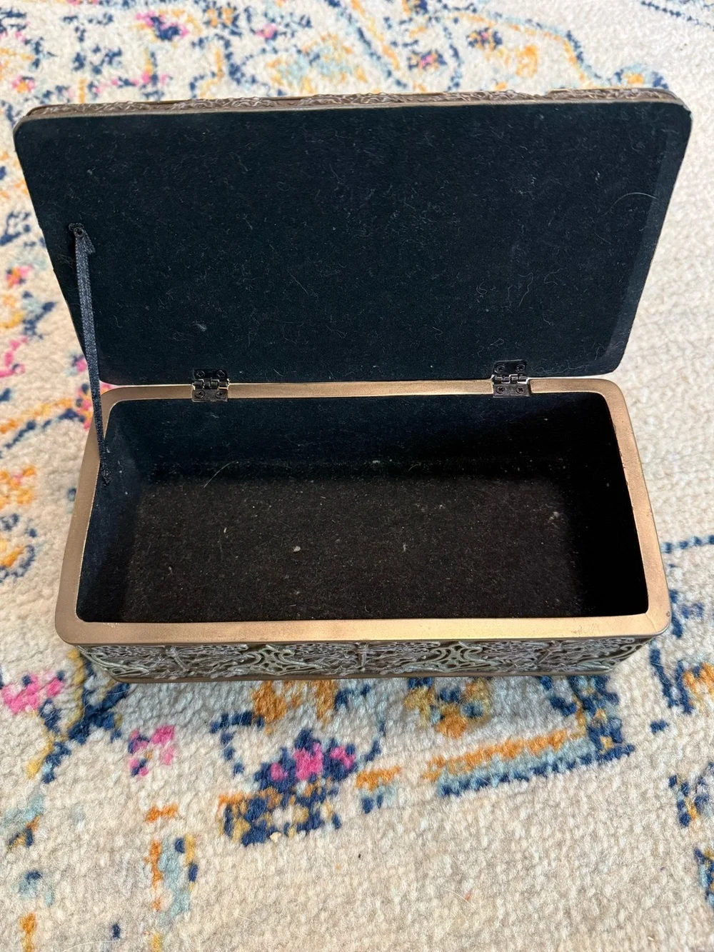hecate jewelry box veronese design dragonfly fortune teller metal bronze nouveau